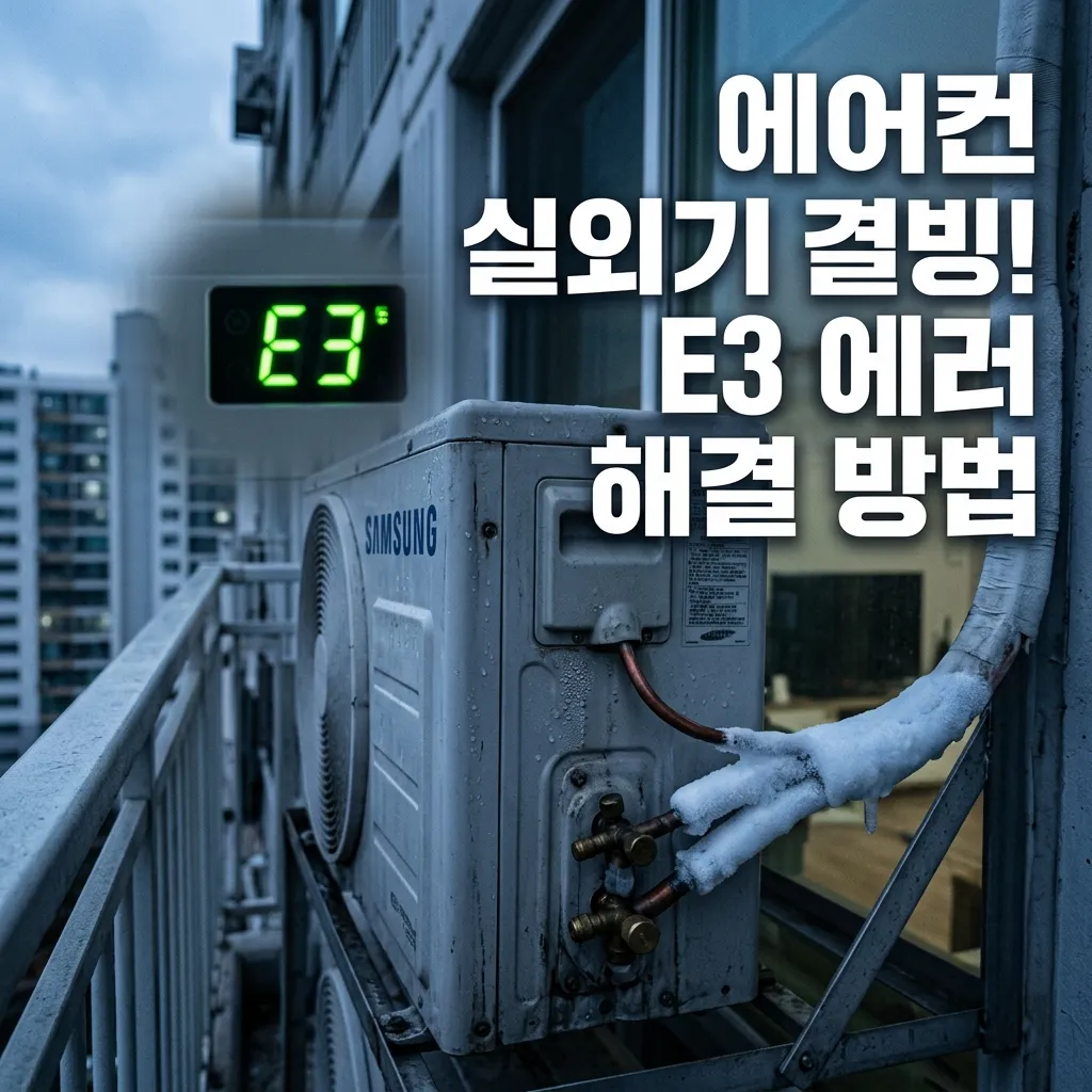 삼성 에어컨 E3 에러코드 원인과 조치 방법 2026년 완전 가이드