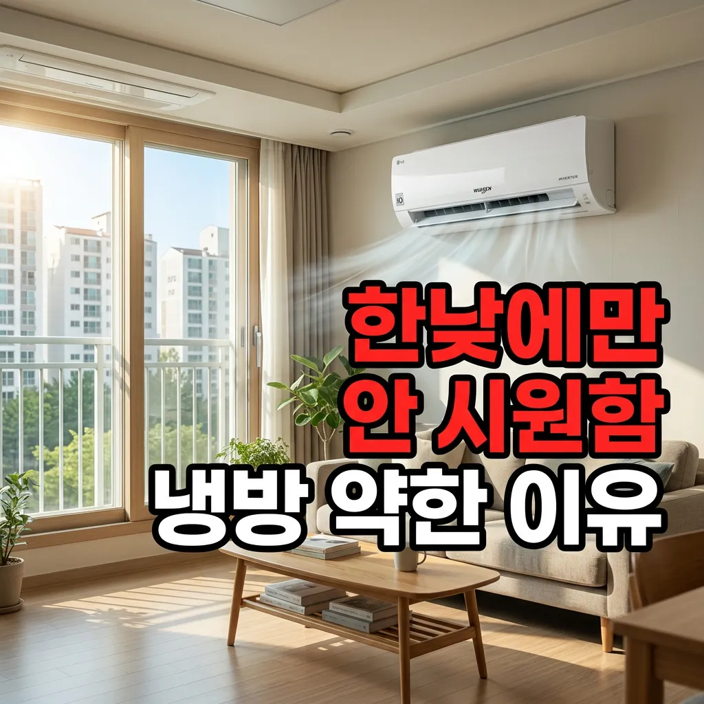 에어컨 한낮에만 안 시원함 낮에 냉방 약해지는 진짜 이유