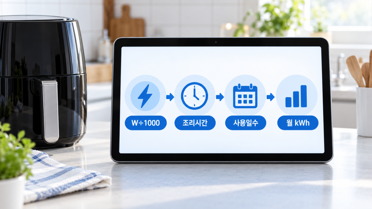 월 kWh 계산