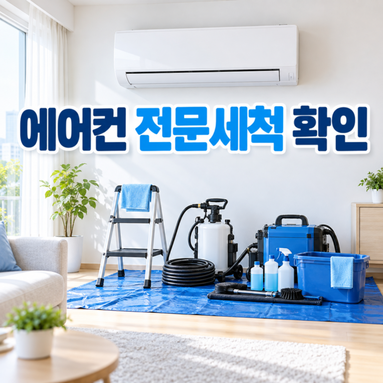 에어컨 전문세척 고르는 법|분해 범위·추가비·작동 확인